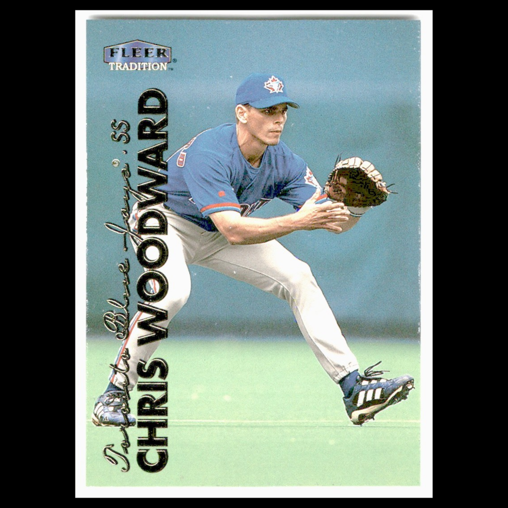 Chris Woodward Rookie #U-130 1999 Fleer Tradition Update Toronto Blue Jays Card