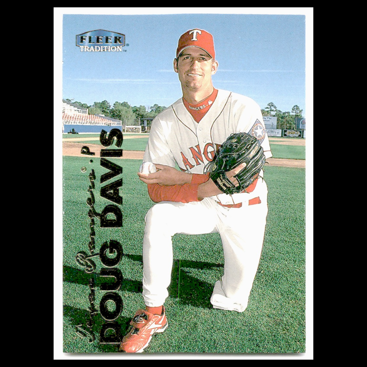 Doug Davis Rookie #U-91 1999 Fleer Tradition Update Texas Rangers Baseball Card