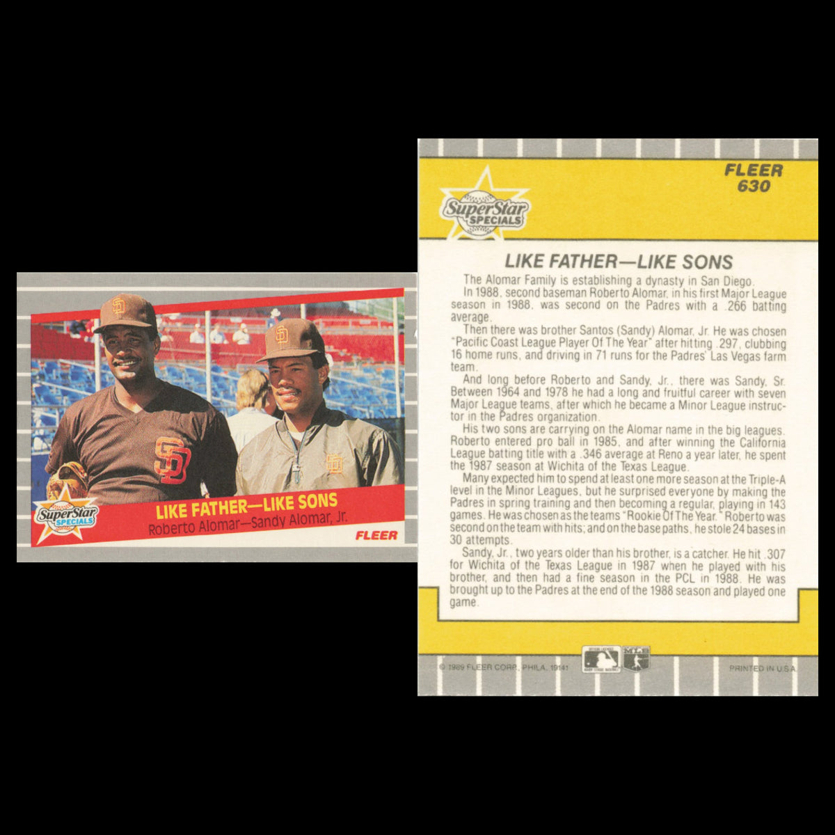 Roberto Alomar Lot 6 Baseball Cards 1996 Pinnacle Seattle Mariners Set MLB NM