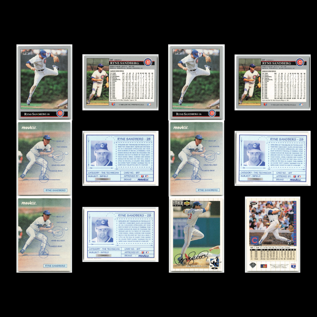 Ryne Sandberg Lot 59 Baseball Cards 1993-1997  Chicago Cubs Set MLB