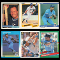 George Brett Lot 6 Baseball Cards Topps Kansas City Royals Set Collection