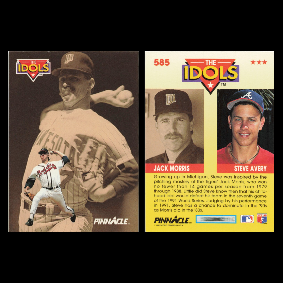 Lot 11 Baseball Cards 1992 Pinnacle Idols inc Gehrig Ozzie Smith