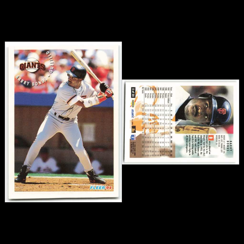 Barry Bonds Lot 6 Baseball Cards Ultra Pittsburgh Pirates Set Collection NM