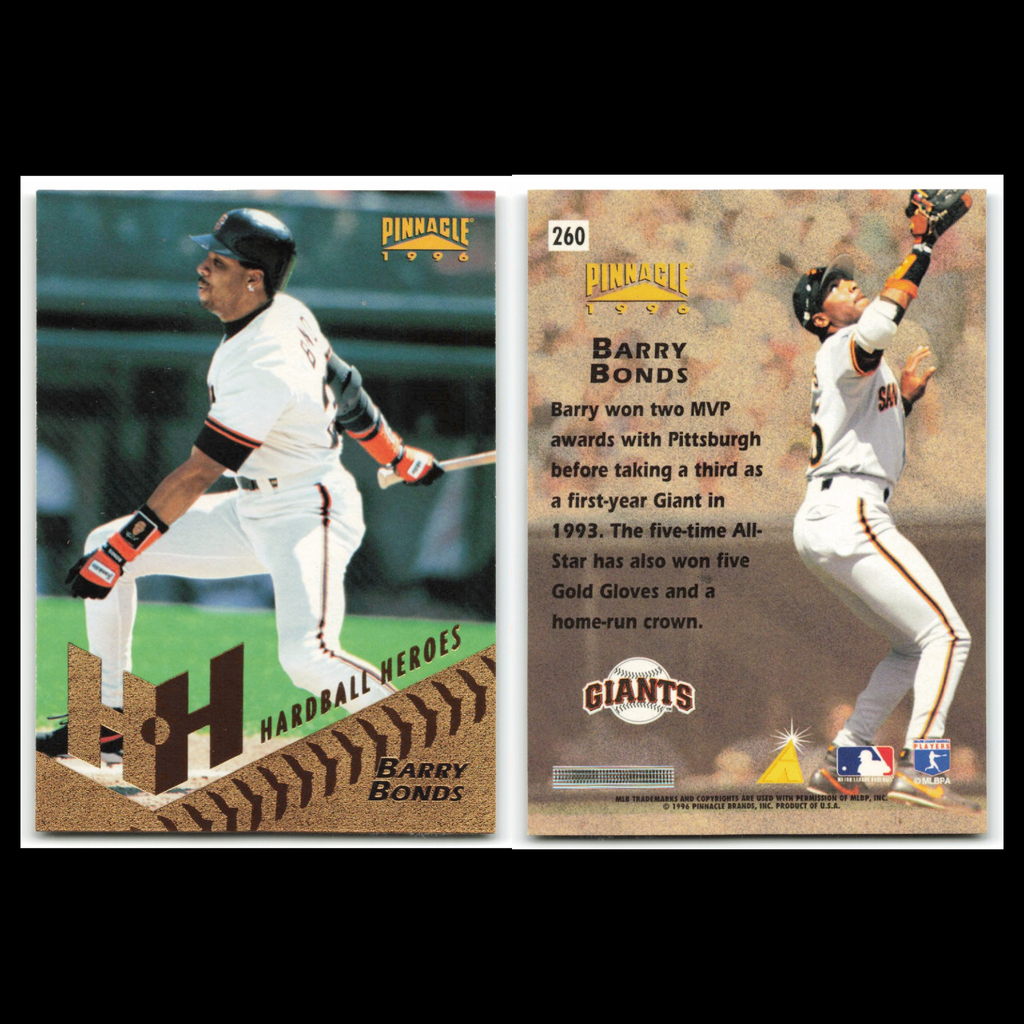 Barry Bonds Lot 6 Baseball Cards Collectors Choice San Francisco Giants Set