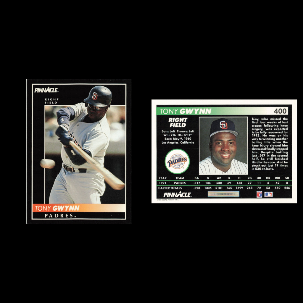 Tony Gwynn Lot 7 Baseball Cards 1992 Upper Deck San Diego Padres Set Collection