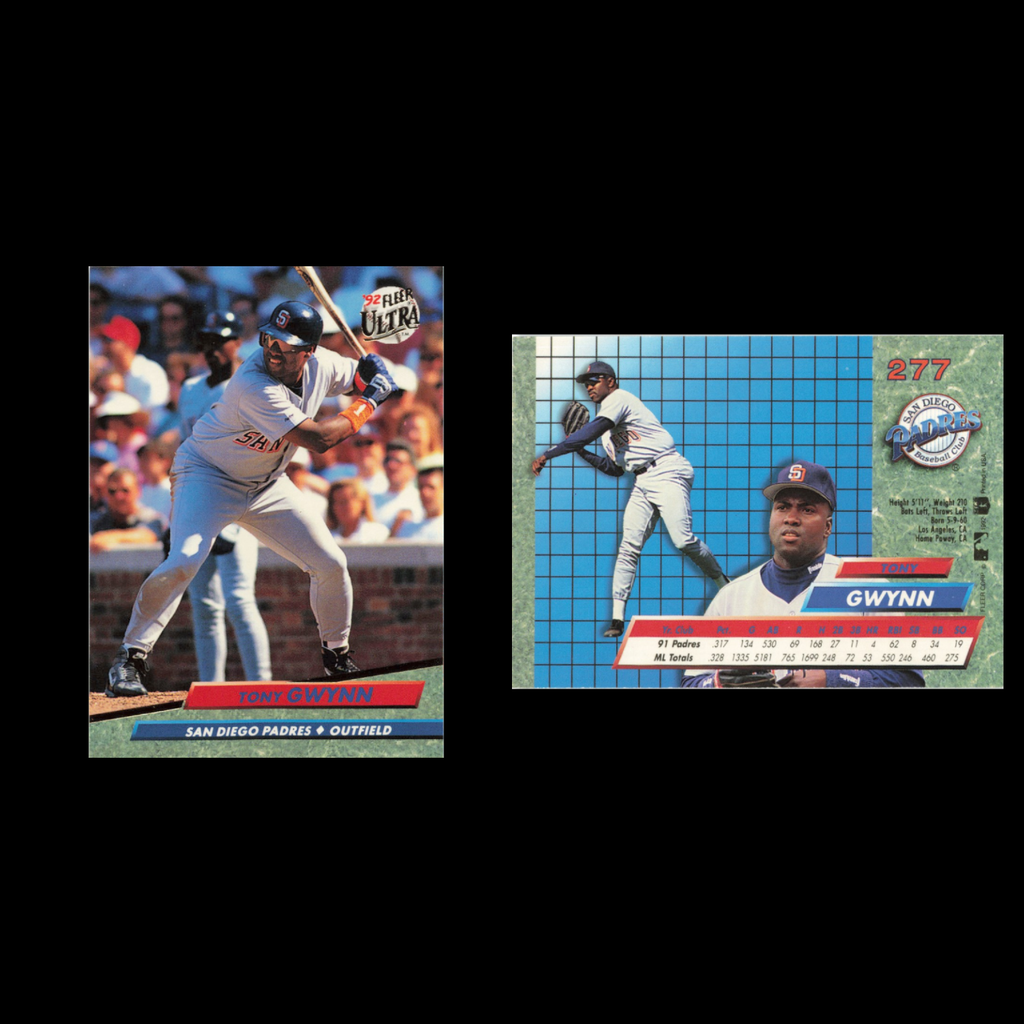 Tony Gwynn Lot 7 Baseball Cards 1992 Upper Deck San Diego Padres Set Collection