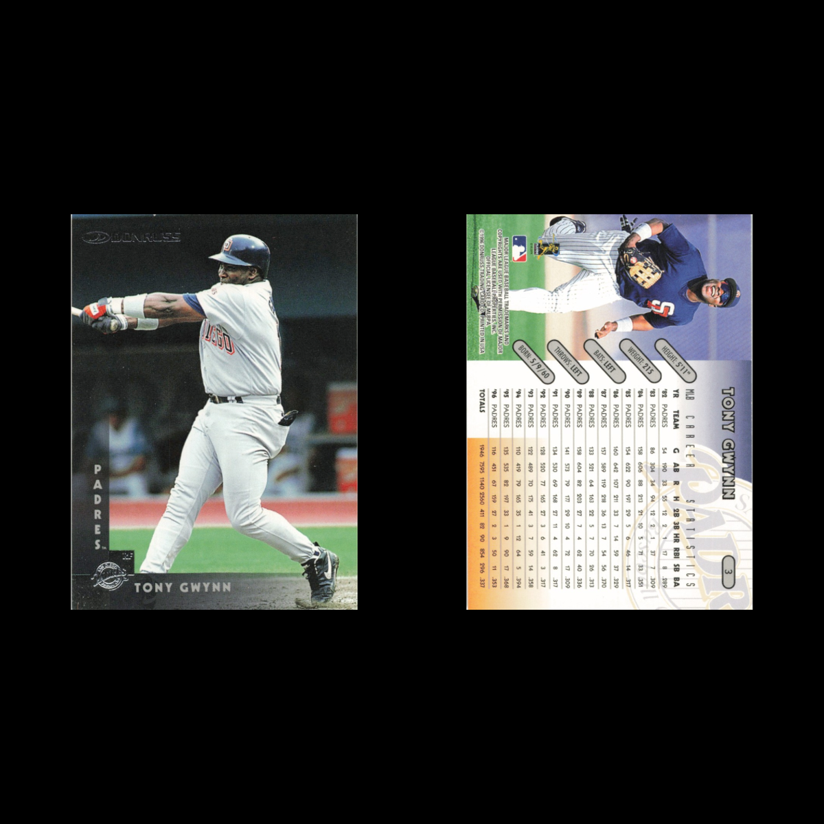 Tony Gwynn Lot 7 Baseball Cards 1987 Topps San Diego Padres Set Collection MLB