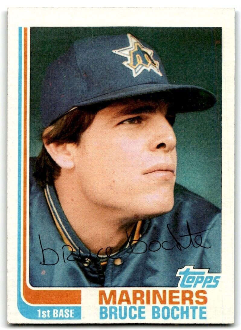 1982 Topps Bruce Bochte Seattle Mariners #224