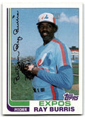 1982 Topps Ray Burris Montreal Expos #227