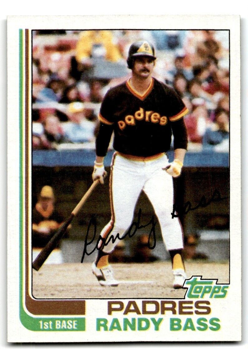 1982 Topps Randy Bass San Diego Padres #307