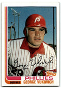 1982 Topps George Vukovich Philadelphia Phillies #389