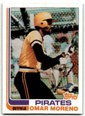 1982 Topps Omar Moreno Pittsburgh Pirates #395