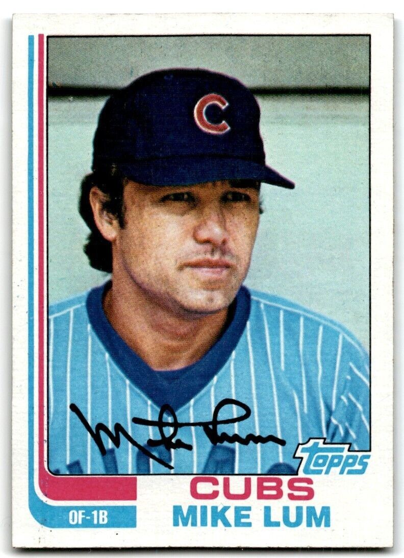 1982 Topps Mike Lum Chicago Cubs #732