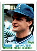 1982 Topps Bruce Benedict Atlanta Braves #424
