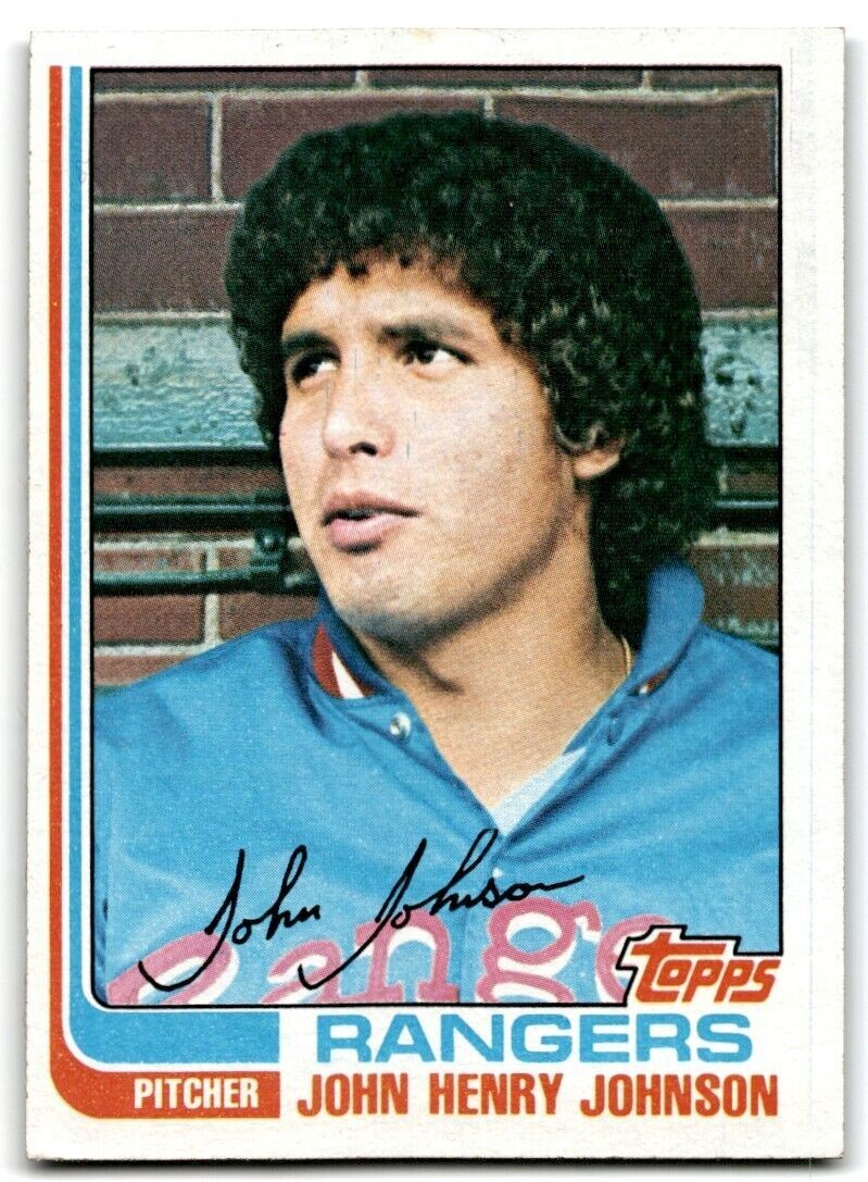 1982 Topps John Henry Johnson Texas Rangers #527