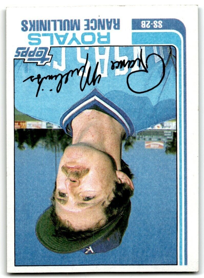 1982 Topps Rance Mulliniks Kansas City Royals #104