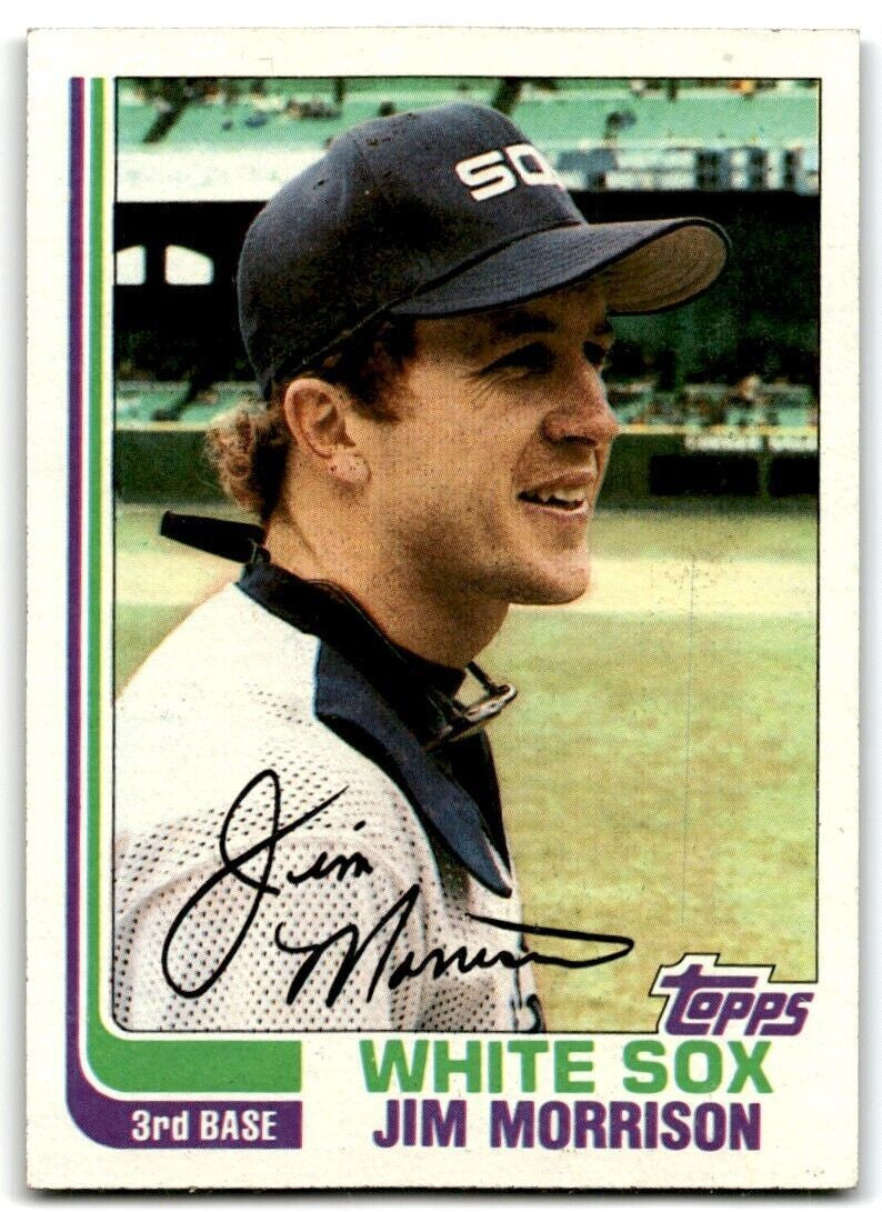 1982 Topps Jim Morrison Chicago White Sox #654
