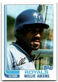 1982 Topps Willie Aikens Kansas City Royals #35