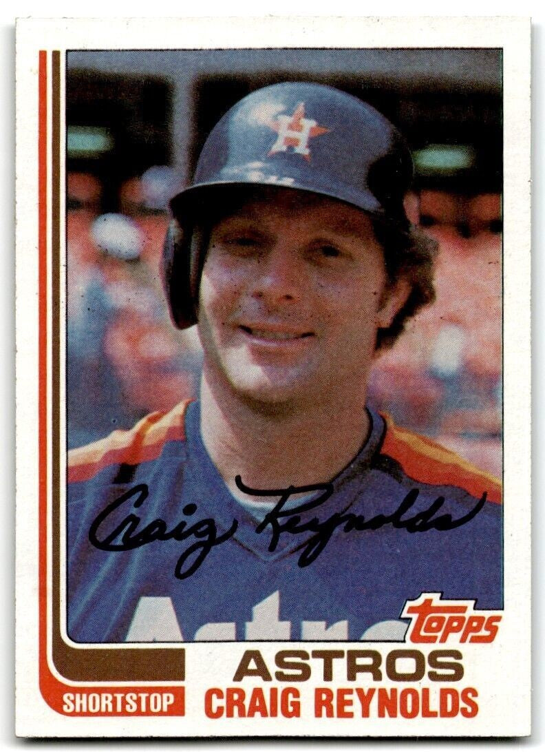 1982 Topps Craig Reynolds Houston Astros #57
