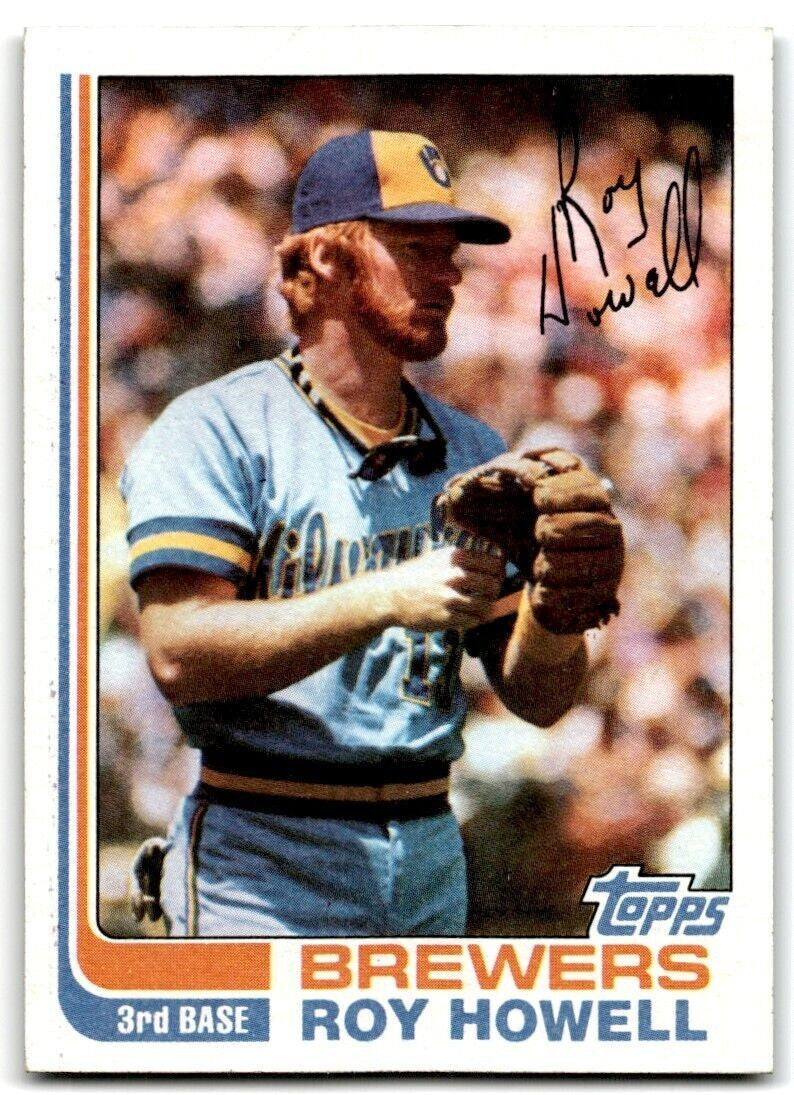 1982 Topps Roy Howell Milwaukee Brewers #68