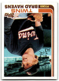 1982 Topps Brad Havens Rookie Minnesota Twins #92