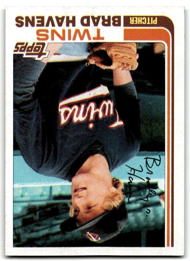 1982 Topps Brad Havens Rookie Minnesota Twins #92