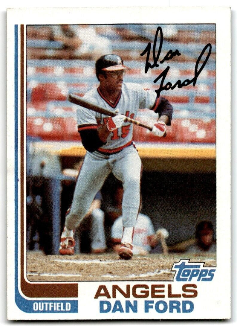 1982 Topps Dan Ford California Angels #134