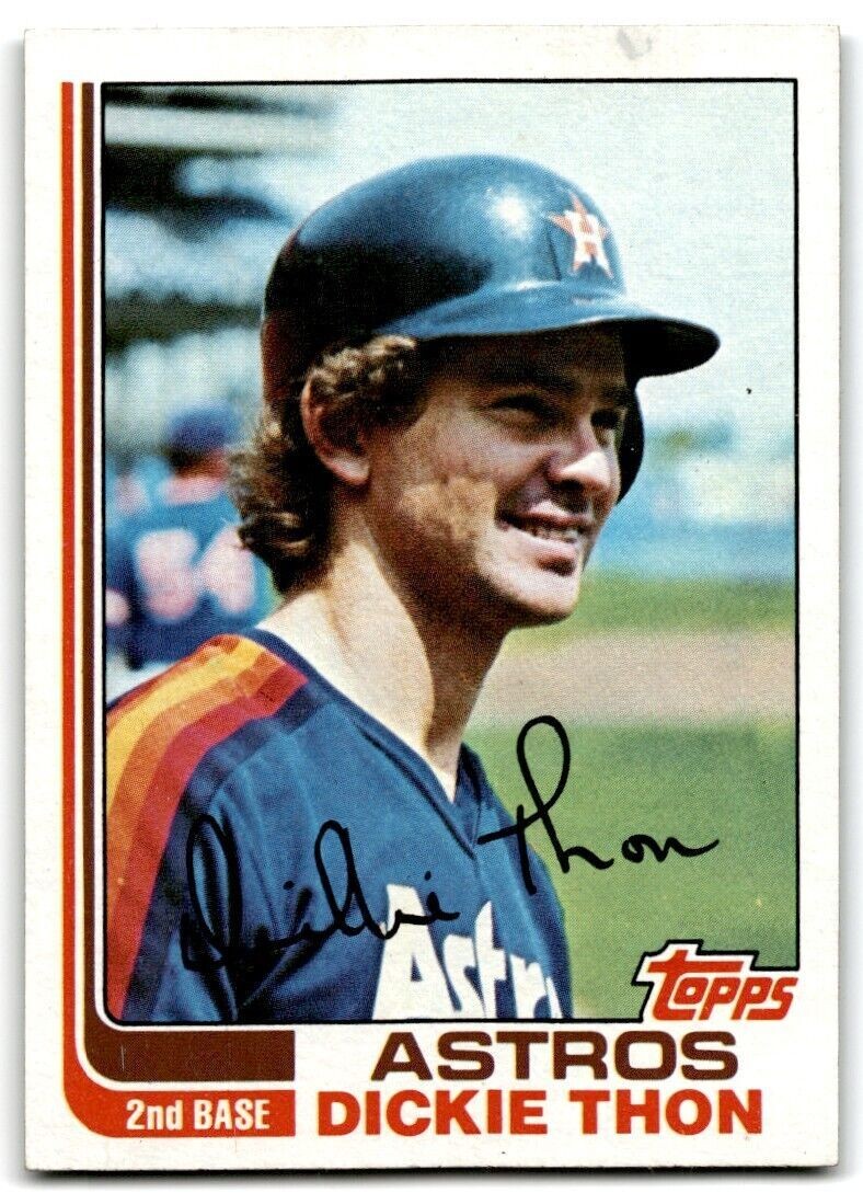1982 Topps Dickie Thon Houston Astros #404