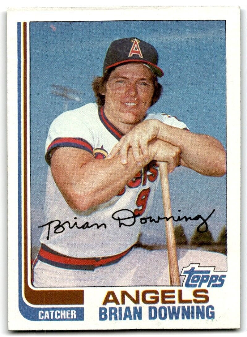 1982 Topps Brian Downing California Angels #158