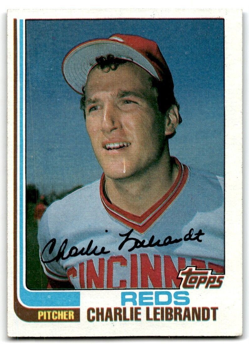 1982 Topps Charlie Leibrandt Cincinnati Reds #169