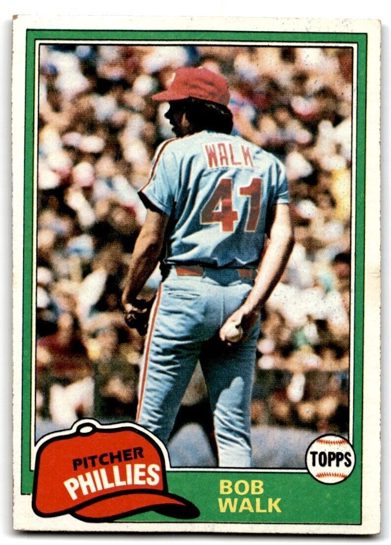 1981 Topps Bob Walk Rookie Philadelphia Phillies #494