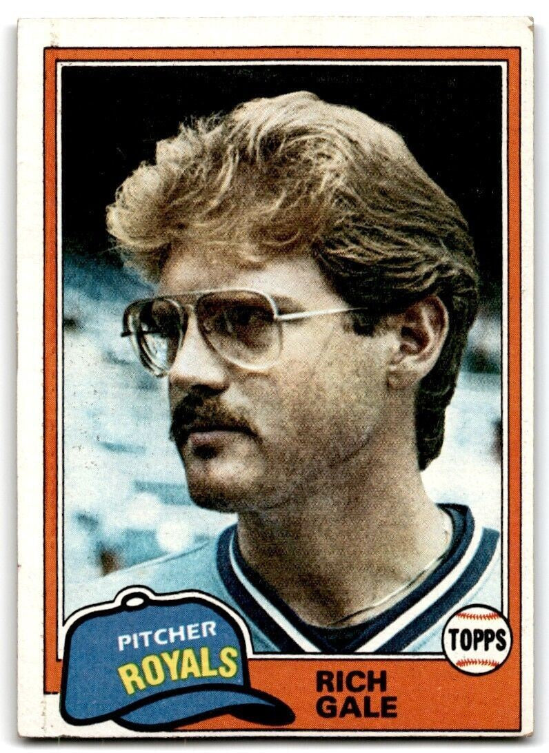 1981 Topps Rich Gale Kansas City Royals #544