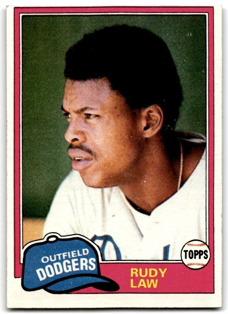 1981 Topps Rudy Law Los Angeles Dodgers #127