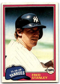1981 Topps Fred Stanley New York Yankees #281