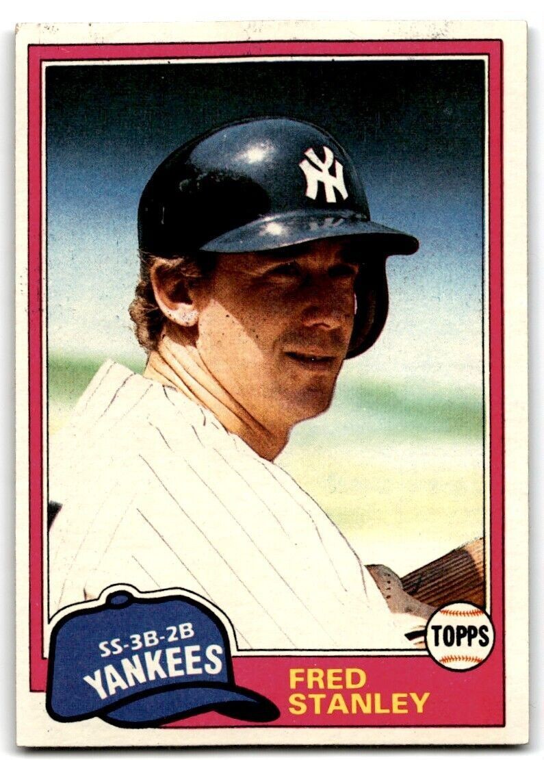 1981 Topps Fred Stanley New York Yankees #281