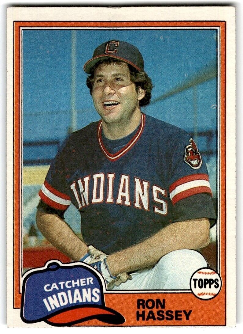 1981 Topps Ron Hassey Cleveland Indians #564