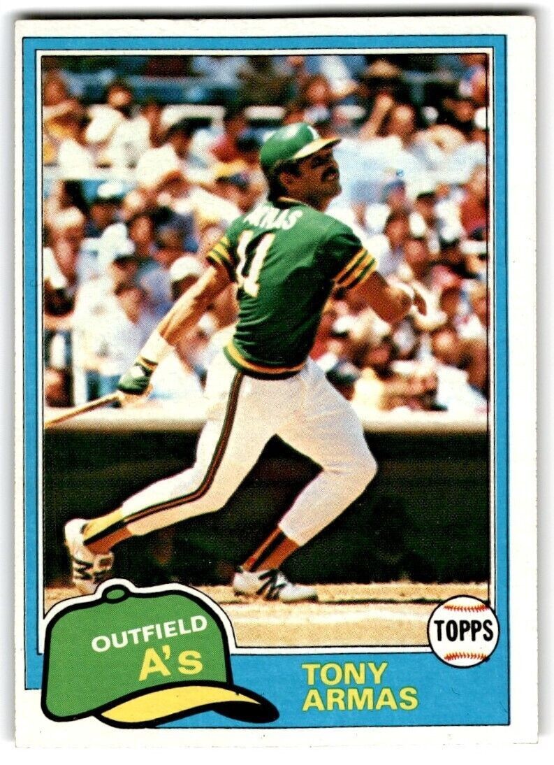 1981 Topps Tony Armas Oakland Athletics #629