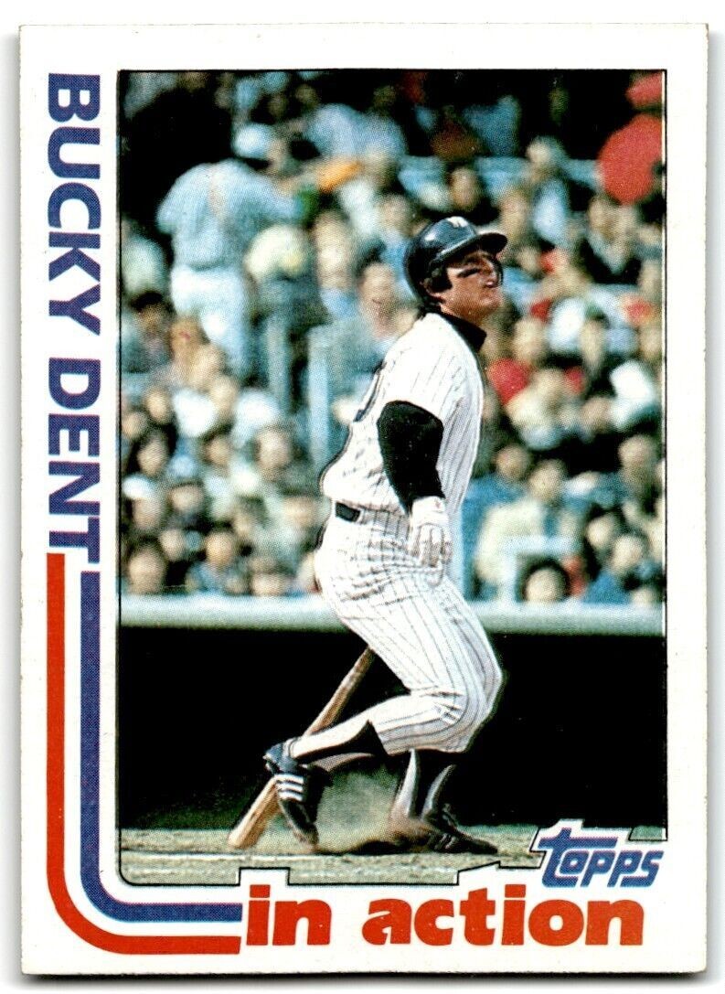1982 Topps Bucky Dent . New York Yankees #241