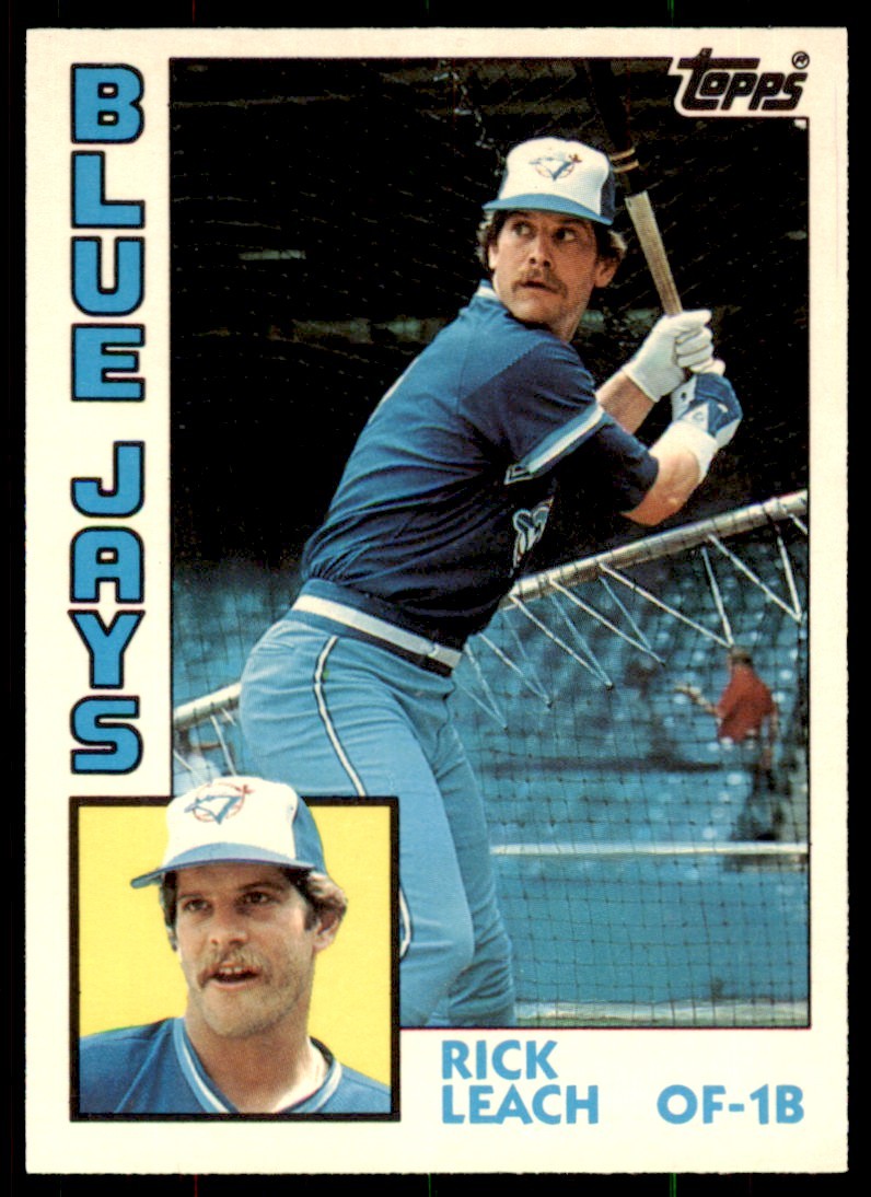1984 Topps Traded Rick Leach . Toronto Blue Jays #71T