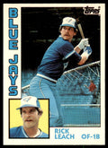 1984 Topps Traded Rick Leach . Toronto Blue Jays #71T