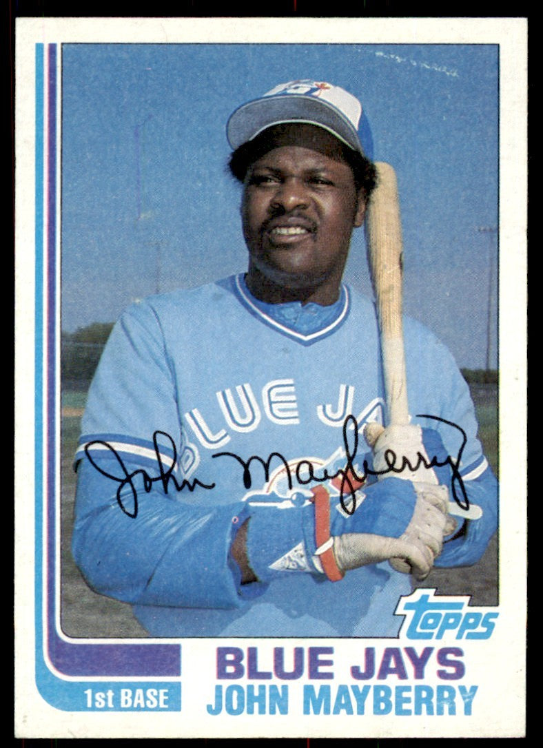 1982 Topps John Mayberry . Toronto Blue Jays #470