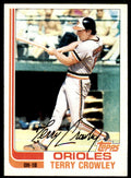 1982 Topps. Terry Crowley . Baltimore Orioles #232