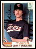 1982 Topps John Verhoeven Minnesota Twins #281