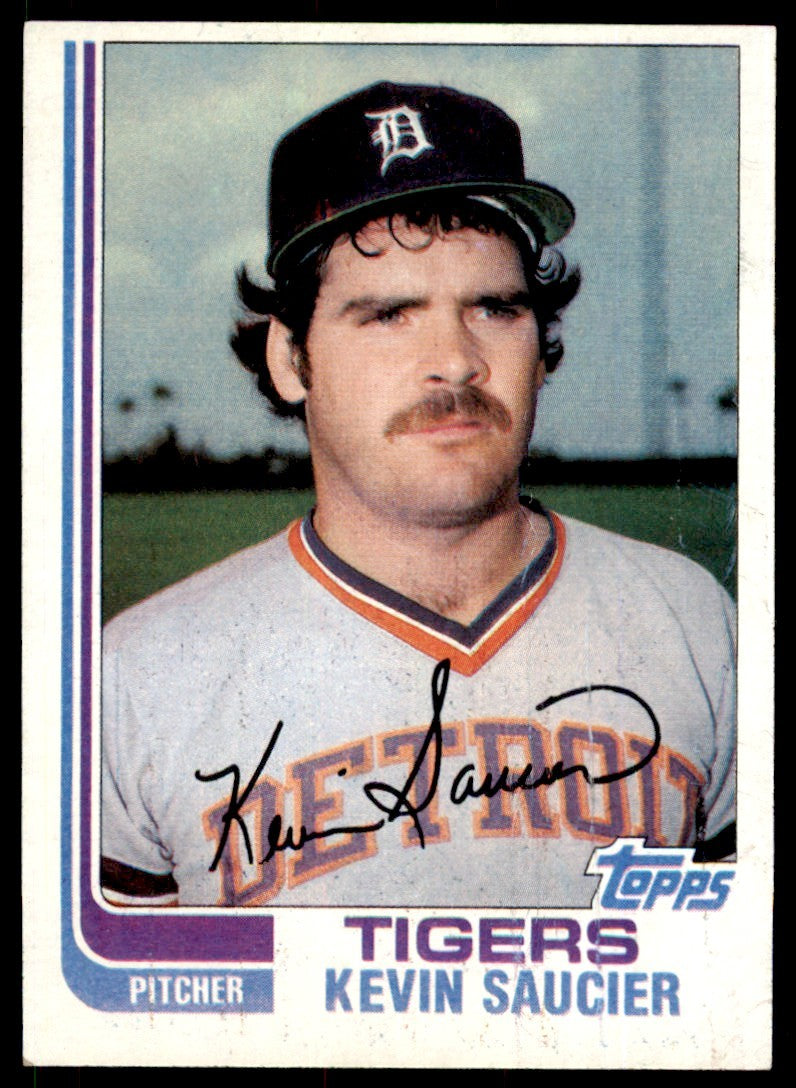 1982 Topps. Kevin Saucier Detroit Tigers #238