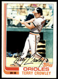 1982 Topps Terry Crowley Baltimore Orioles #232