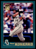 2001 Topps Paul Konerko . Chicago White Sox #122