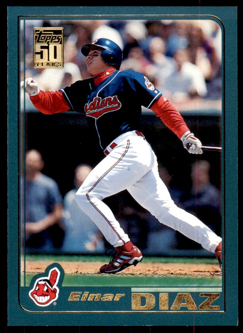 2001 Topps Einar Diaz Indians #164