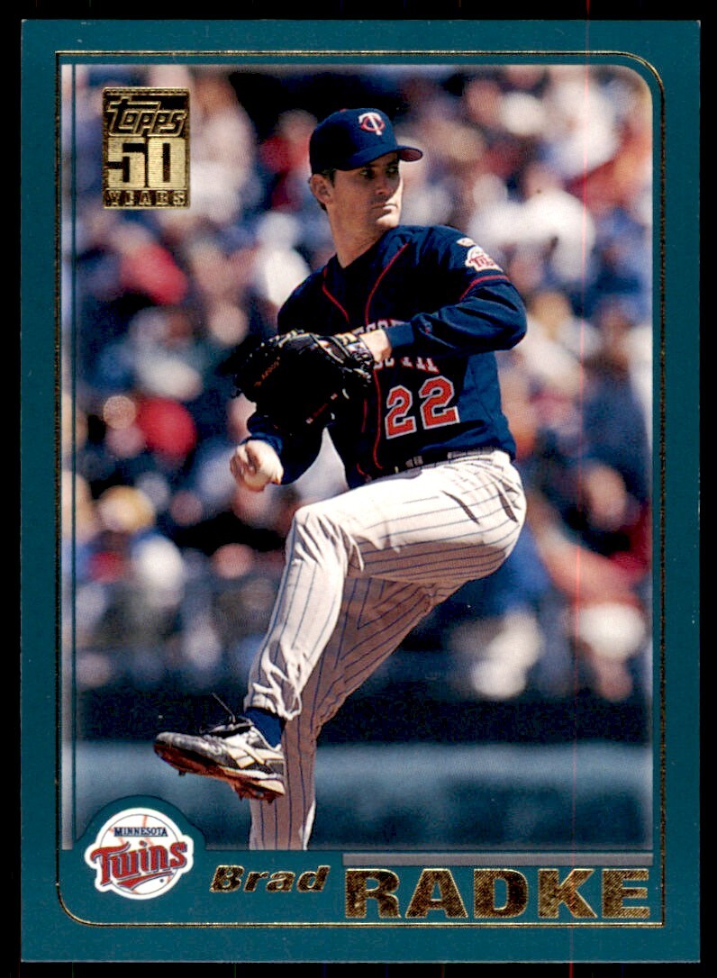 2001 Topps Brad Radke . Minnesota Twins #285