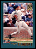 2001 Topps Reggie Sanders Atlanta Braves #290