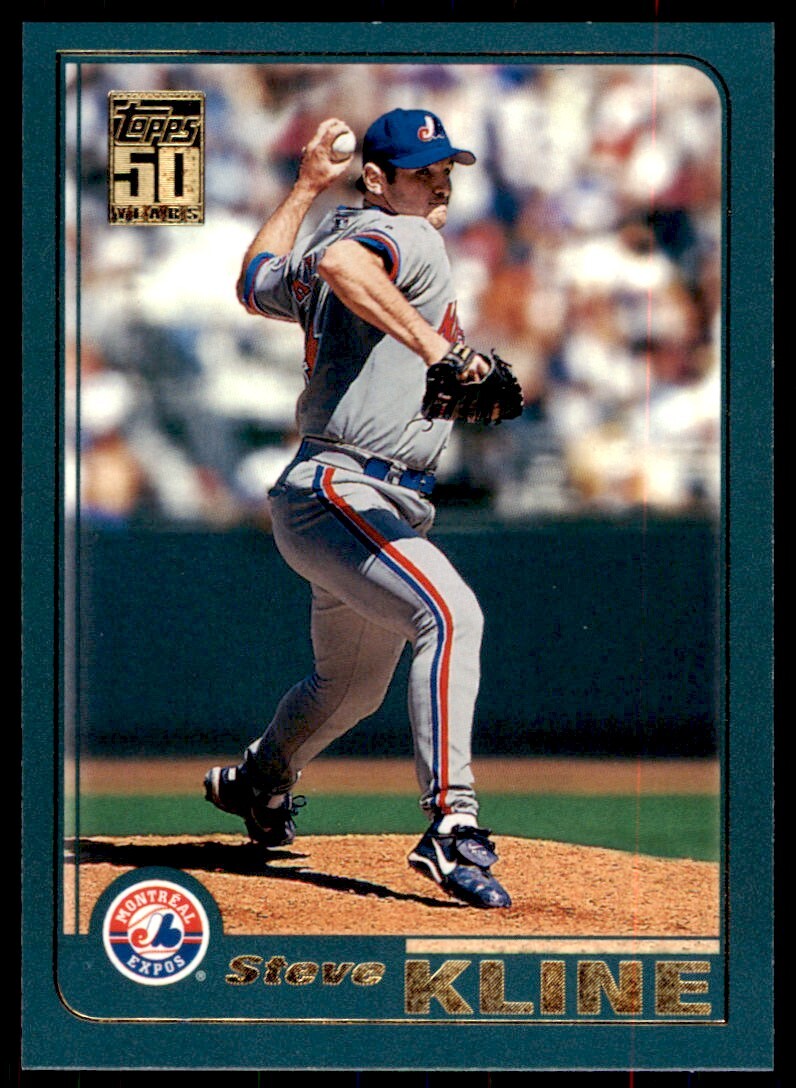 2001 Topps Steve Kline Montreal Expos #246